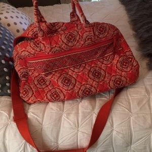 Vera Bradley Bags - Vera Bradley duffle travel bag orange blue color Vera Bradley Bags - Vera Bradley duffle travel bag orange blue color